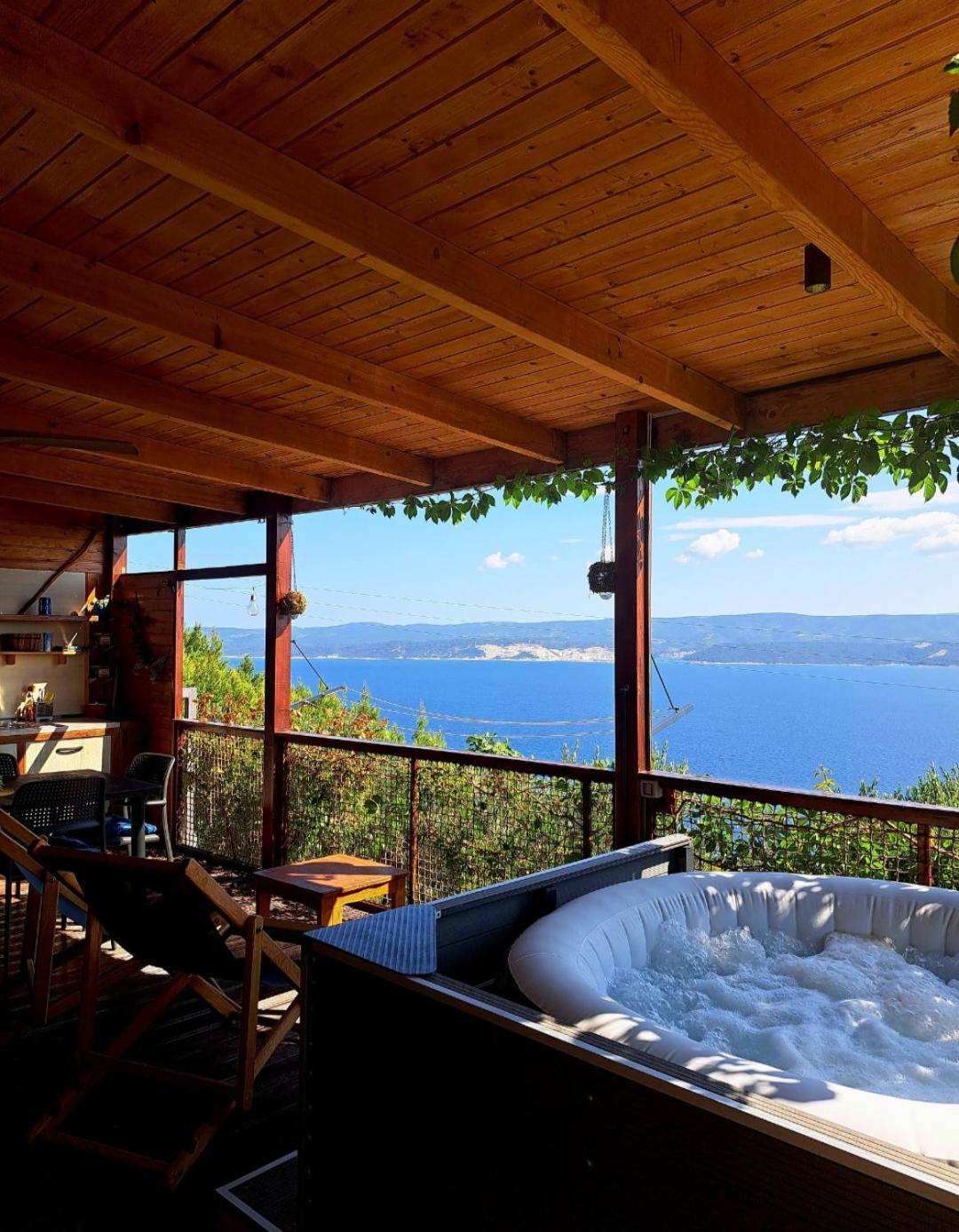 Bella Vista With Jacuzzi 1 Villa Omiš Eksteriør bilde